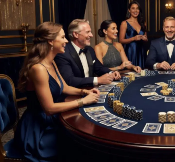 Elegancki wieczór tematyczny w stylu pokerowego loftu